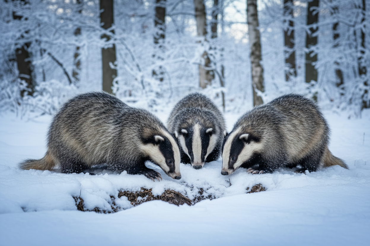 Die faszinierende Welt der Dachse: Leben, Winterruhe und Paarung in freier Wildbahn – enthüllt durch Wildkameras