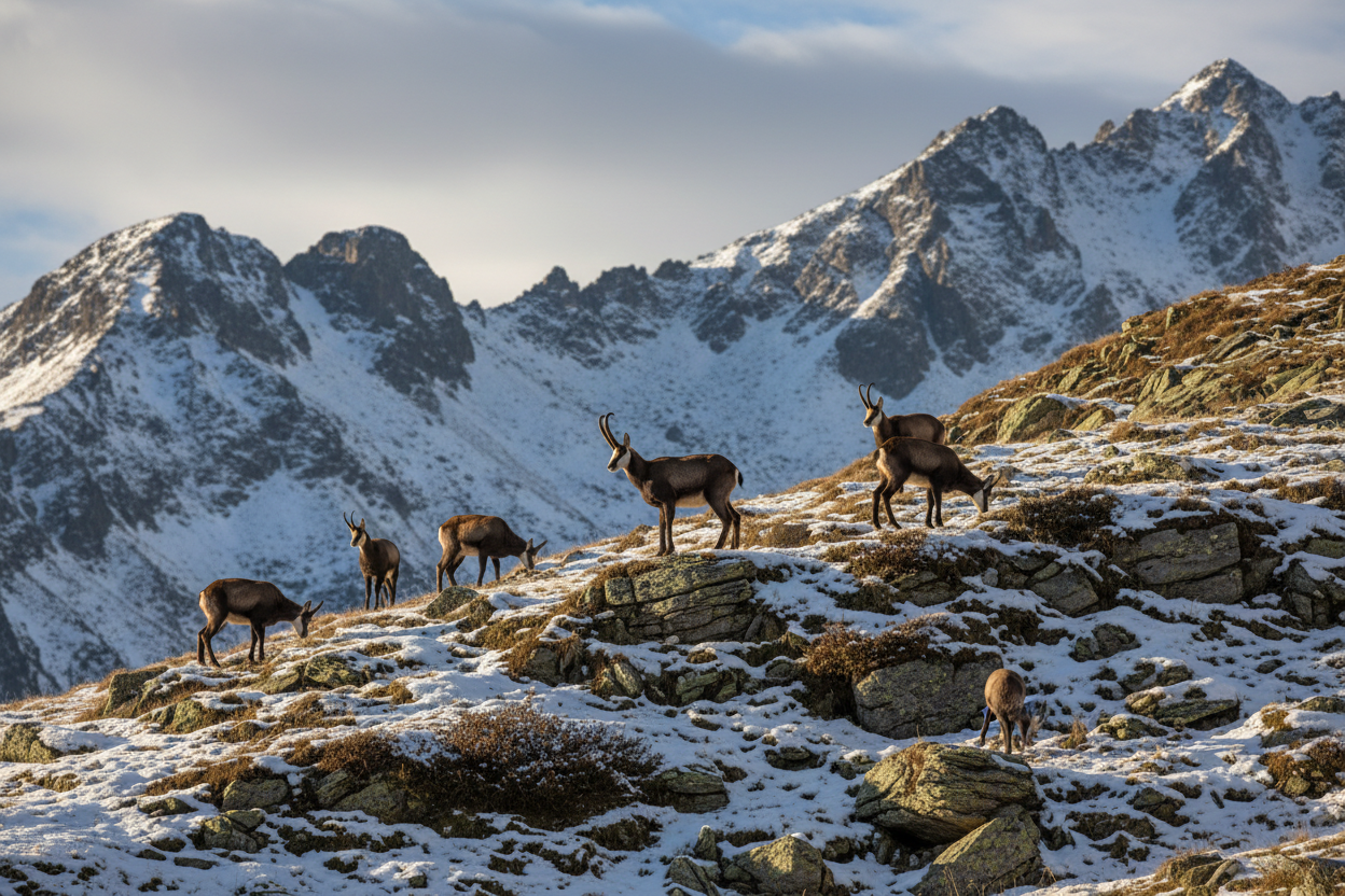 Der Rückgang der Gamspopulation in den Alpen: Die Rolle von Wildkameras im Monitoring und in der Forschung